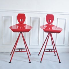 Pair of Bar Stools Miro by Carlo Forcolini, 1980s