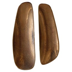 PAR de tiradores de armario BARBERA Fermat SMALL y MEDIUM Bronce macizo