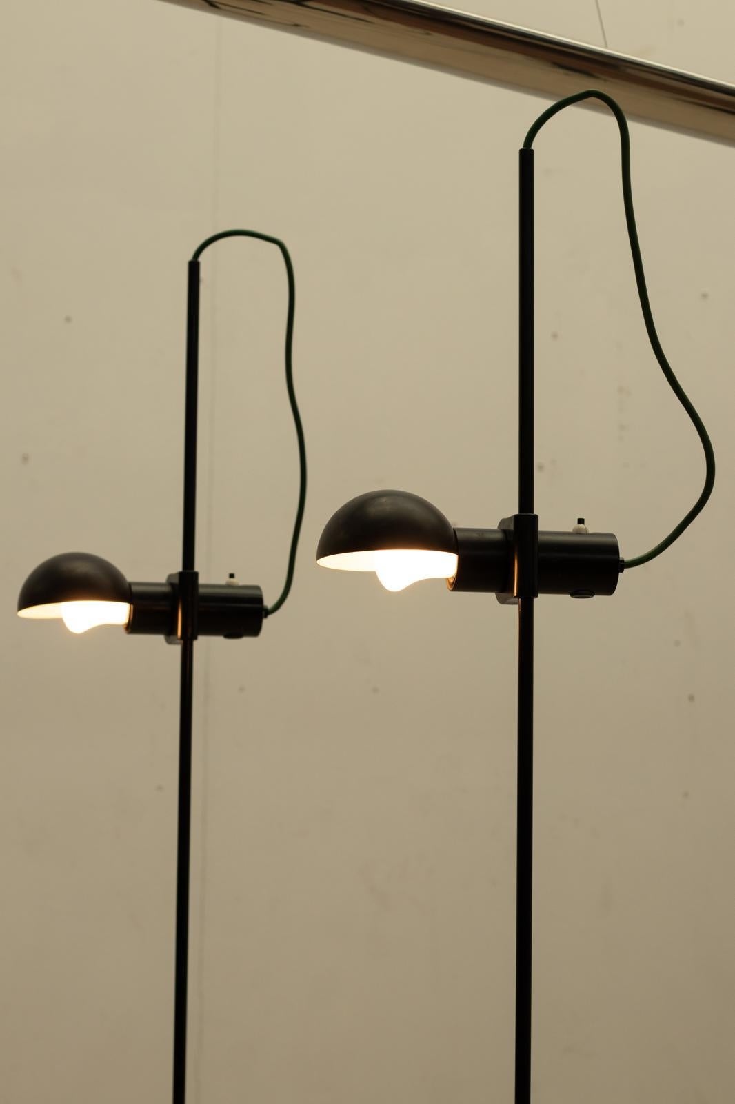 Italian Pair of Barbieri e Marianelli floorlamps For Sale