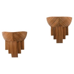 Pair of Barbra RattanModern Wall Light