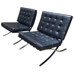 Pair of Barcelona Style Chairs for Chris Boyce California