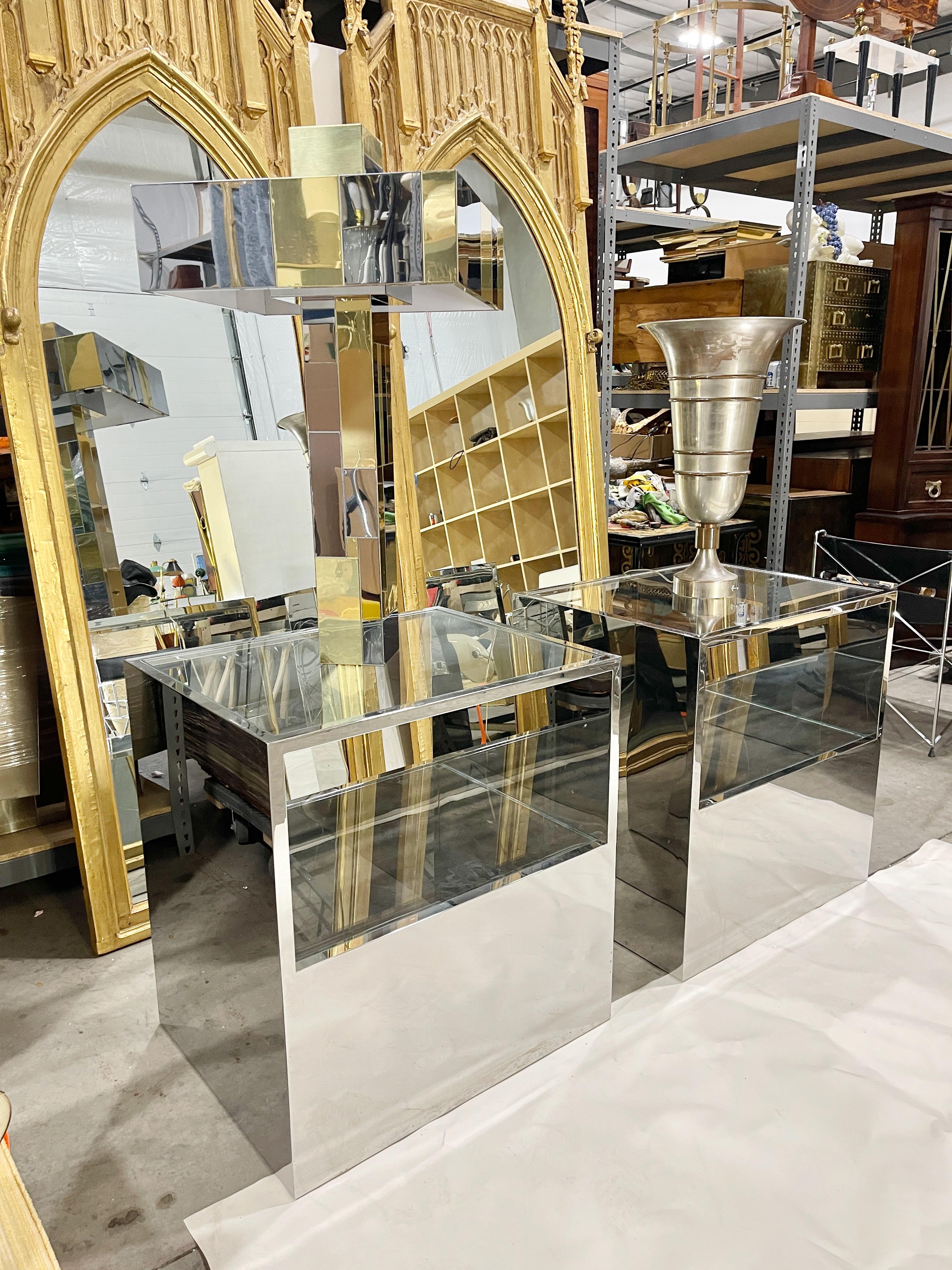 Pair of Barney's ex-Display Stands by Peter Marino For Sale 9