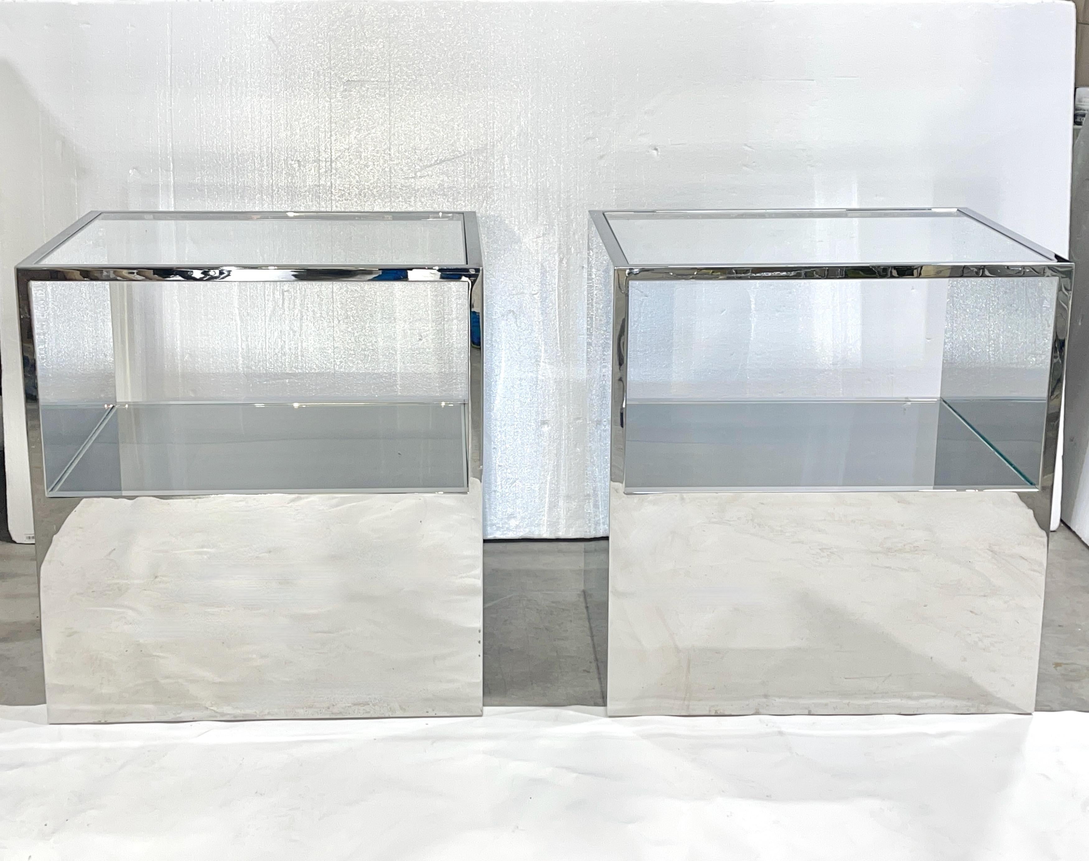 Space Age Pair of Barney's ex-Display Stands by Peter Marino For Sale