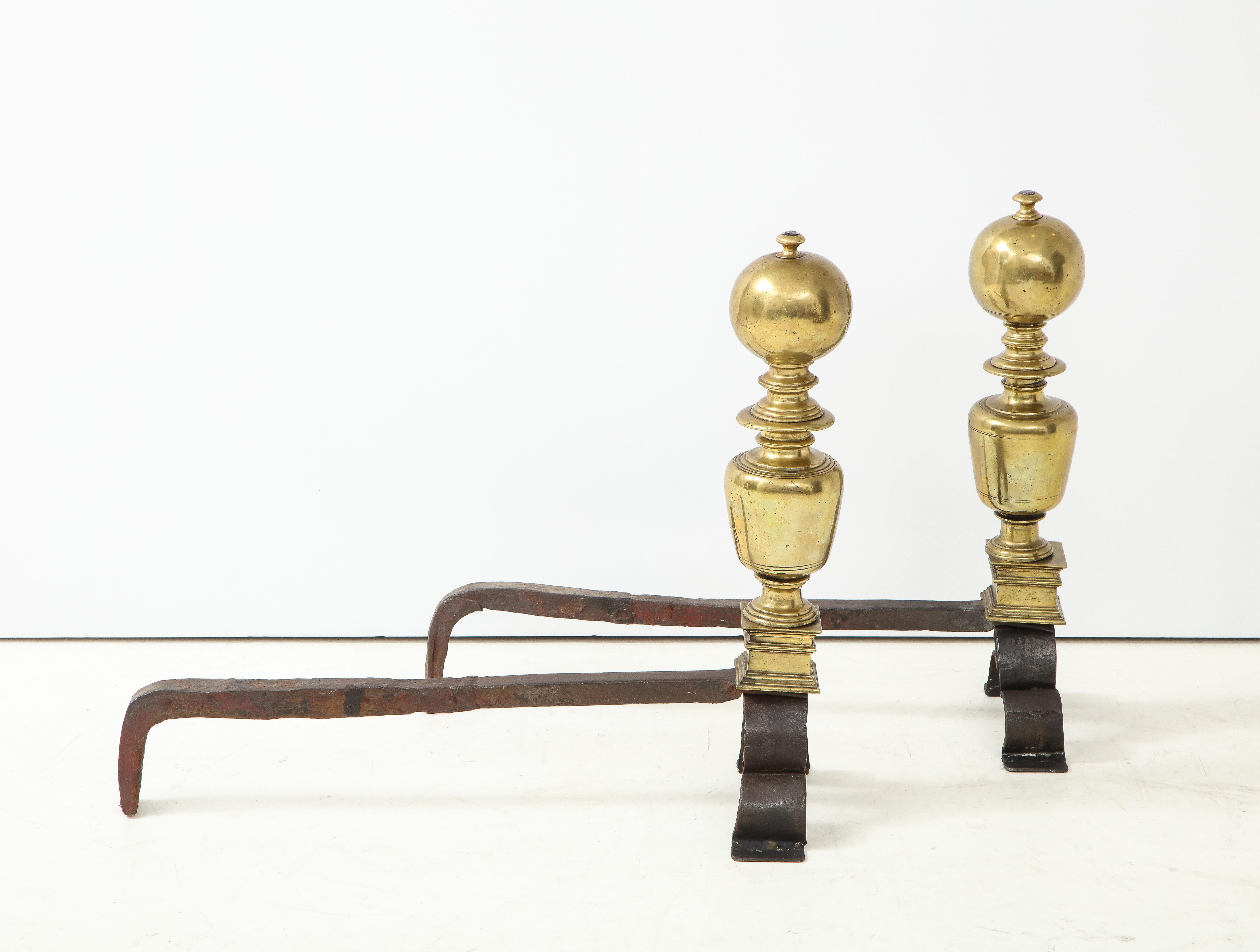 Pair of Baroque Andirons 3