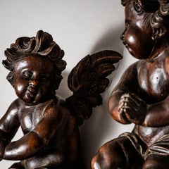 Pair of Baroque Angels, 18th Century