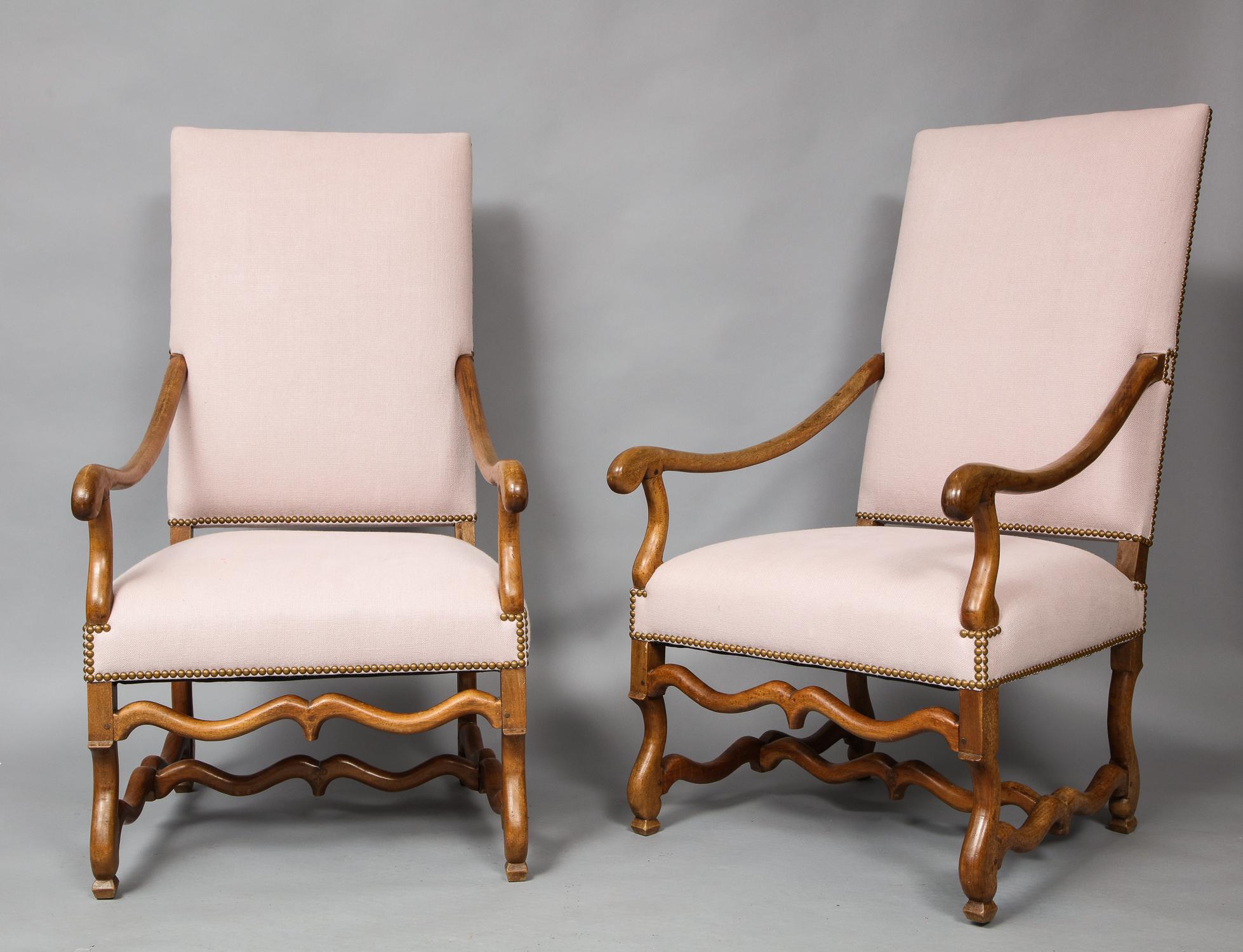 18th Century and Earlier Pair of Baroque Armchairs