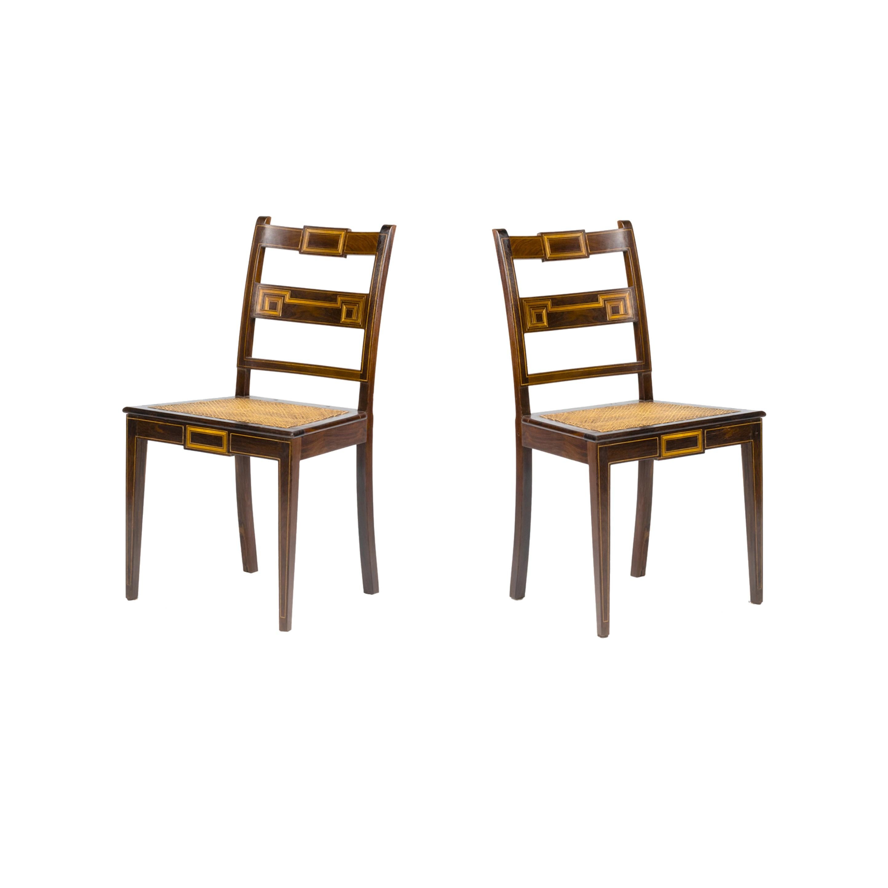 Pair Of Baroque Chairs, 20th Century, Portugal For Sale 5