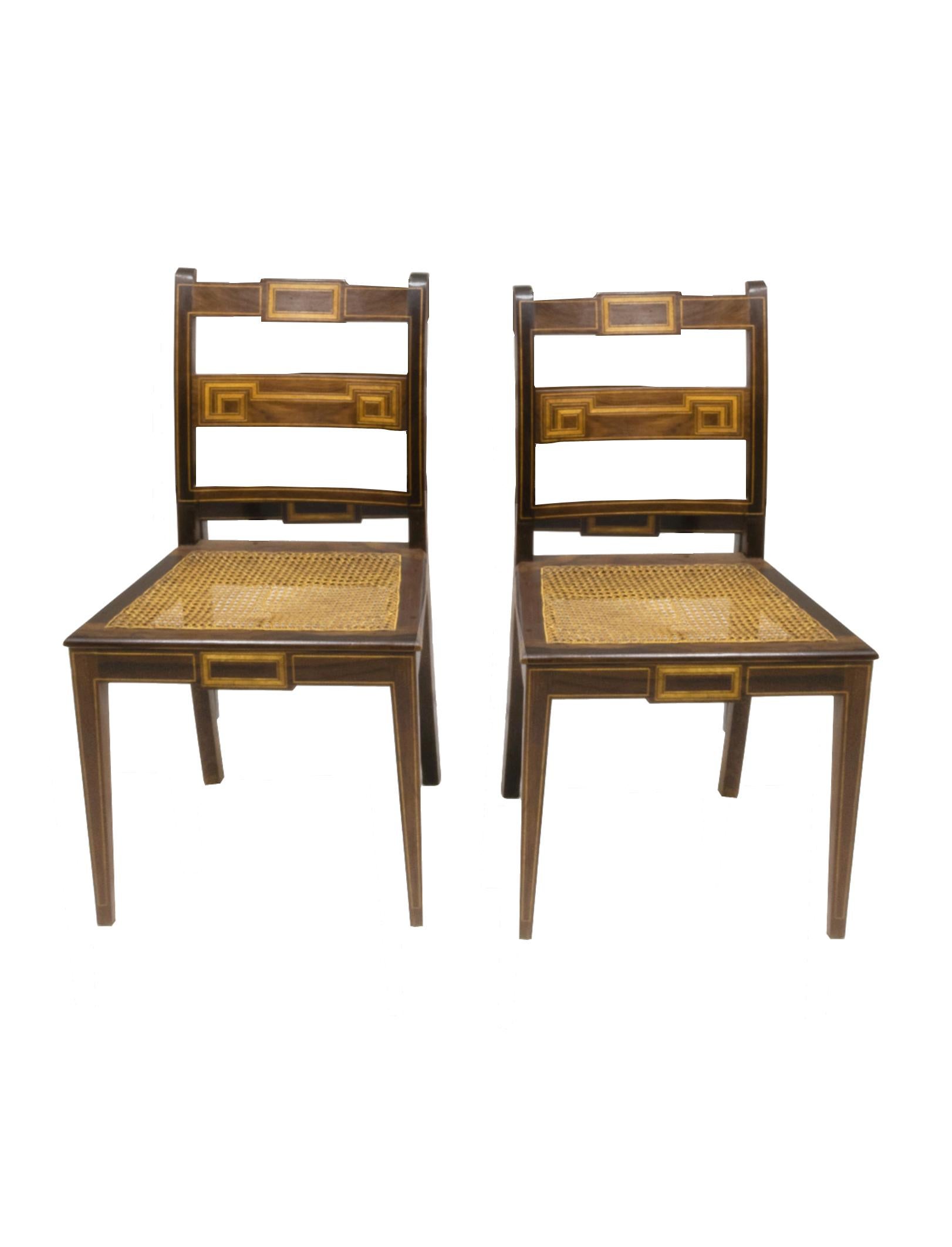 Pair Of Baroque Chairs, 20th Century, Portugal For Sale 2