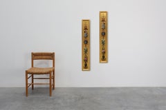 Coppia di pannelli decorativi barocchi, Francia, XIX secolo