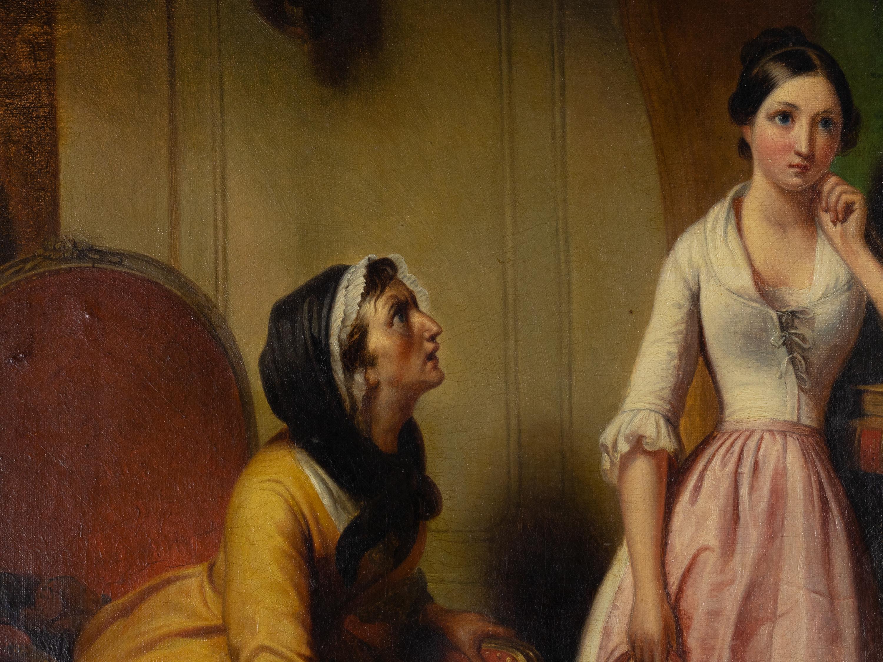Pareja De Cuadros Barrocos, (Augustin Franquelin), (Emile Destouches) en venta 8