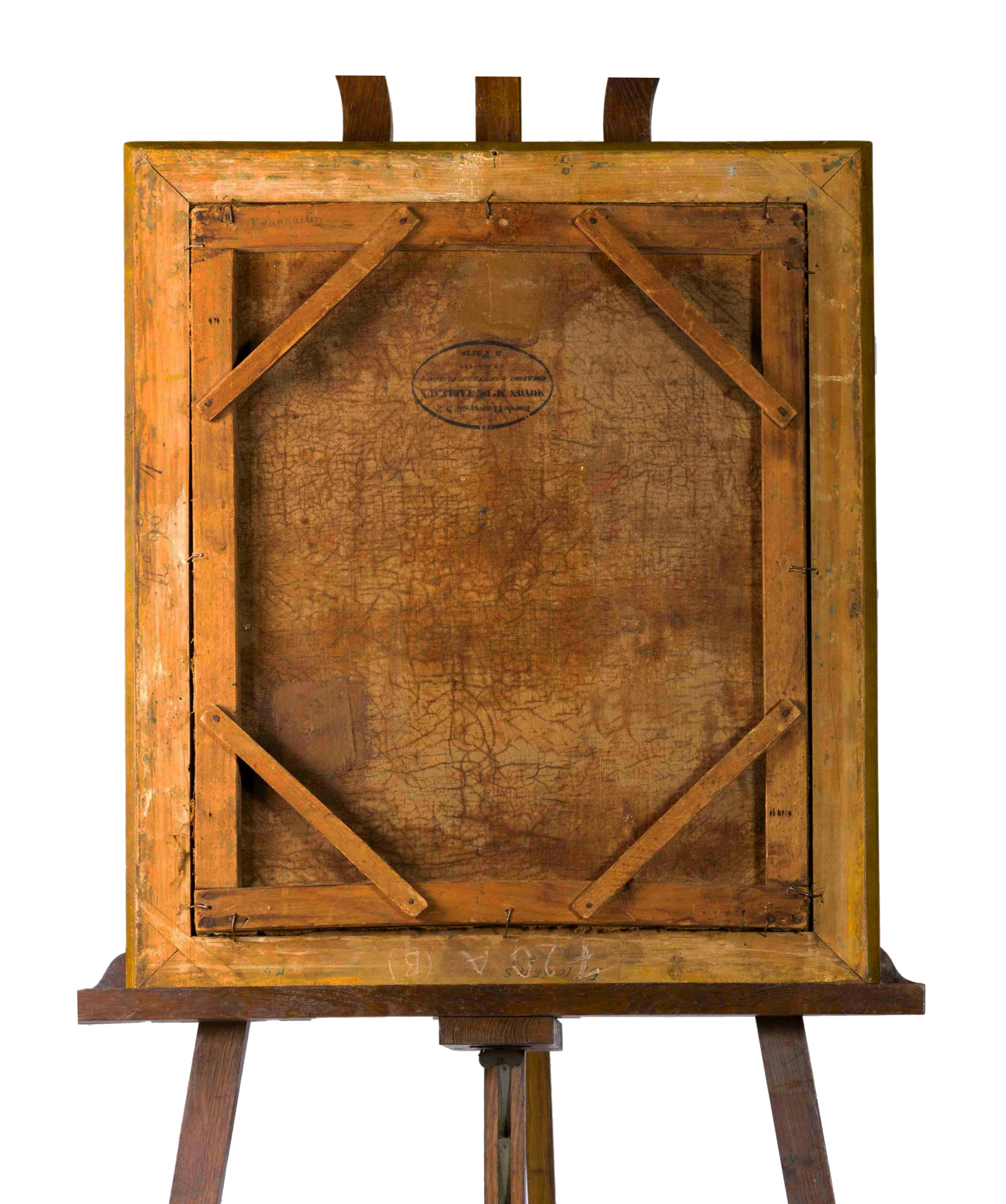Pareja De Cuadros Barrocos, (Augustin Franquelin), (Emile Destouches) siglo XIX en venta