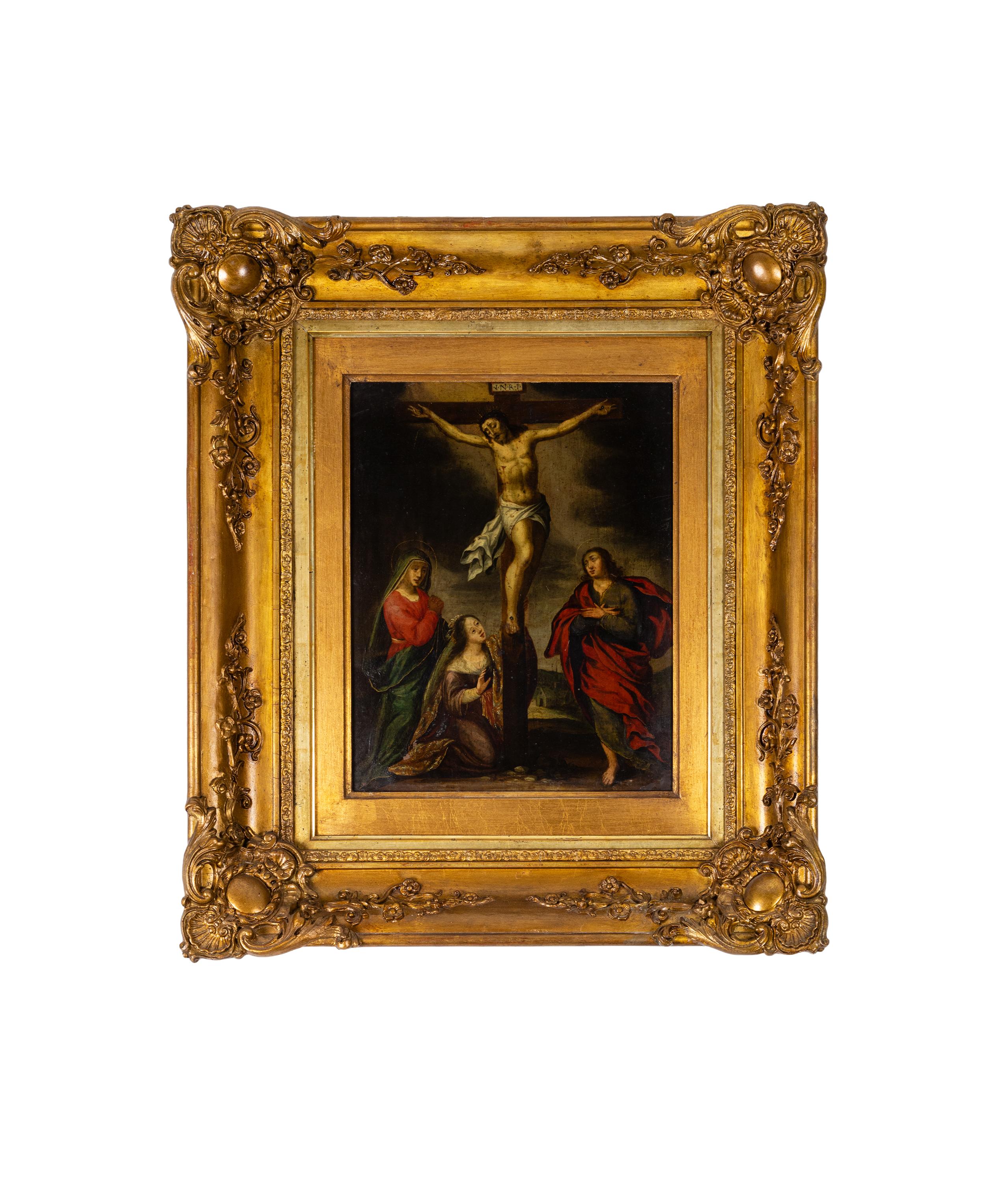 Pareja De Pinturas Barrocas De Cristo, Siglo XVII, Italia Aceitado en venta