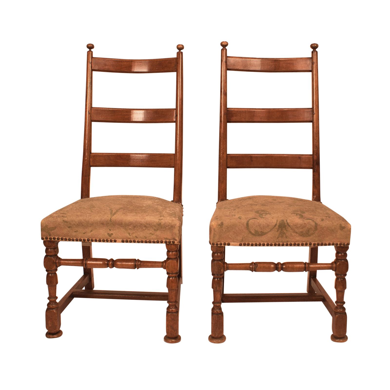 Pair of Baroque Side Chairs, Baltic, circa 1720