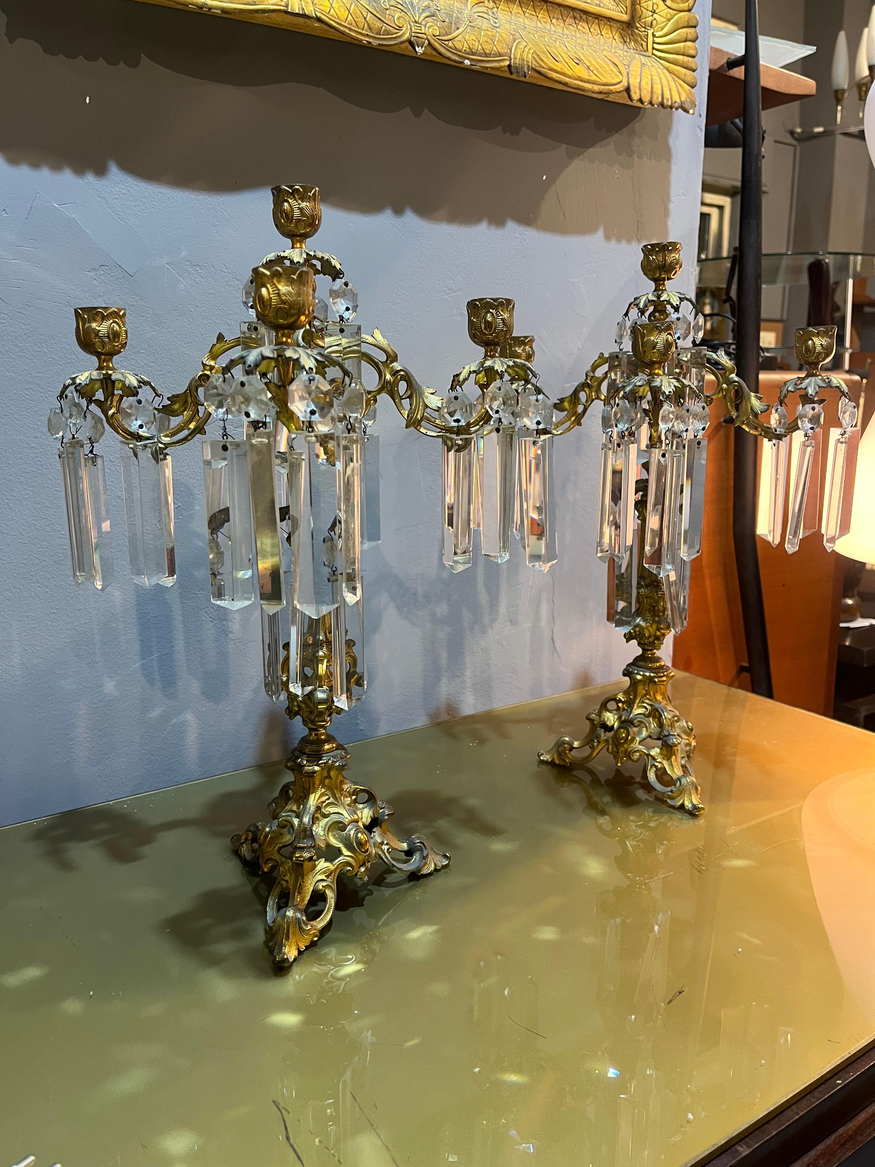 Pair of Baroque Style Candlesticks 8