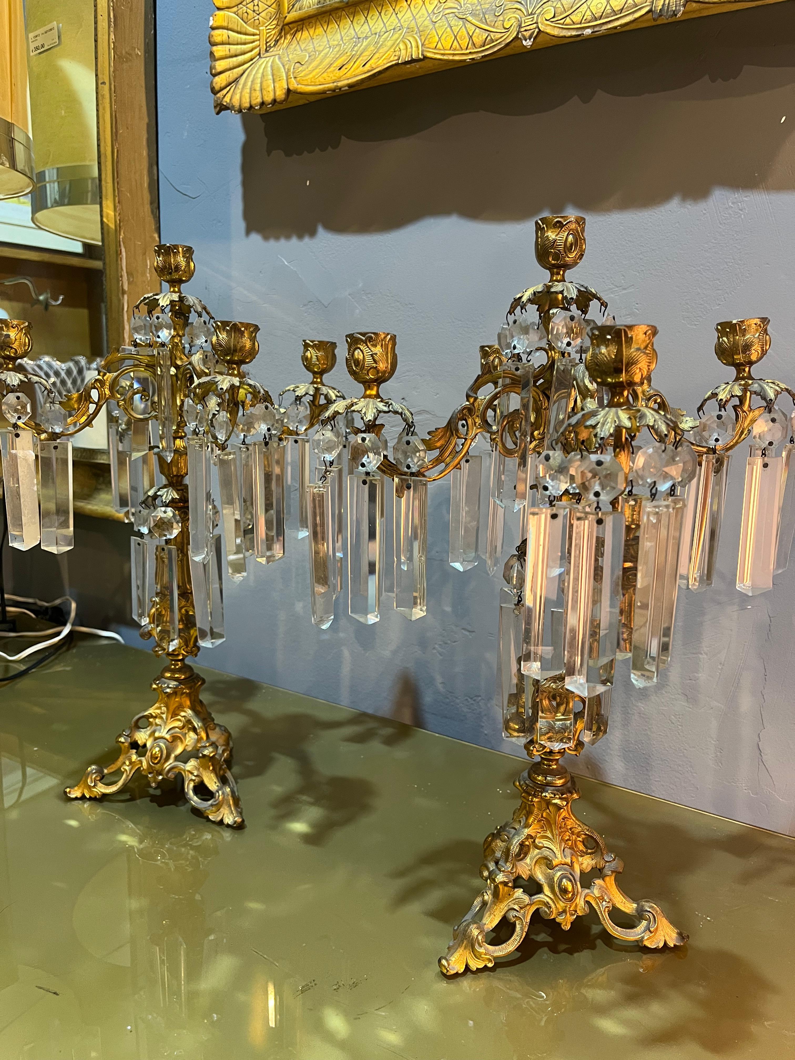 Pair of Baroque Style Candlesticks 9
