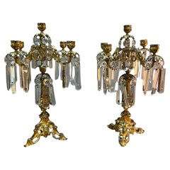 Paire de chandeliers de style baroque