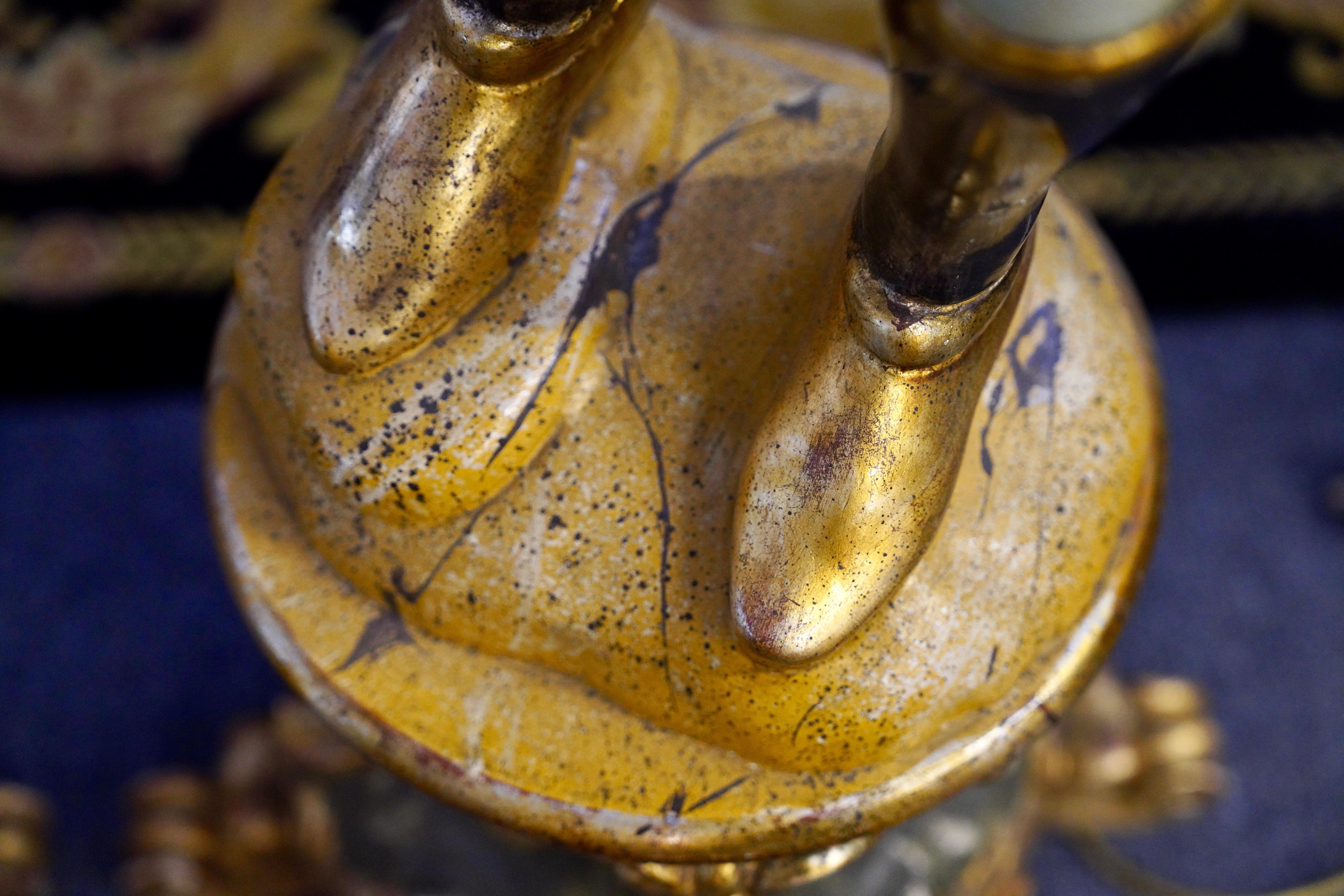 Coppia di lampade da terra in stile barocco, figure di candelieri veneziani in vendita 8