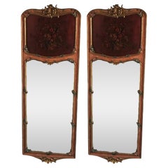 Pair of Baroque style Pier Mirrors, 19th century