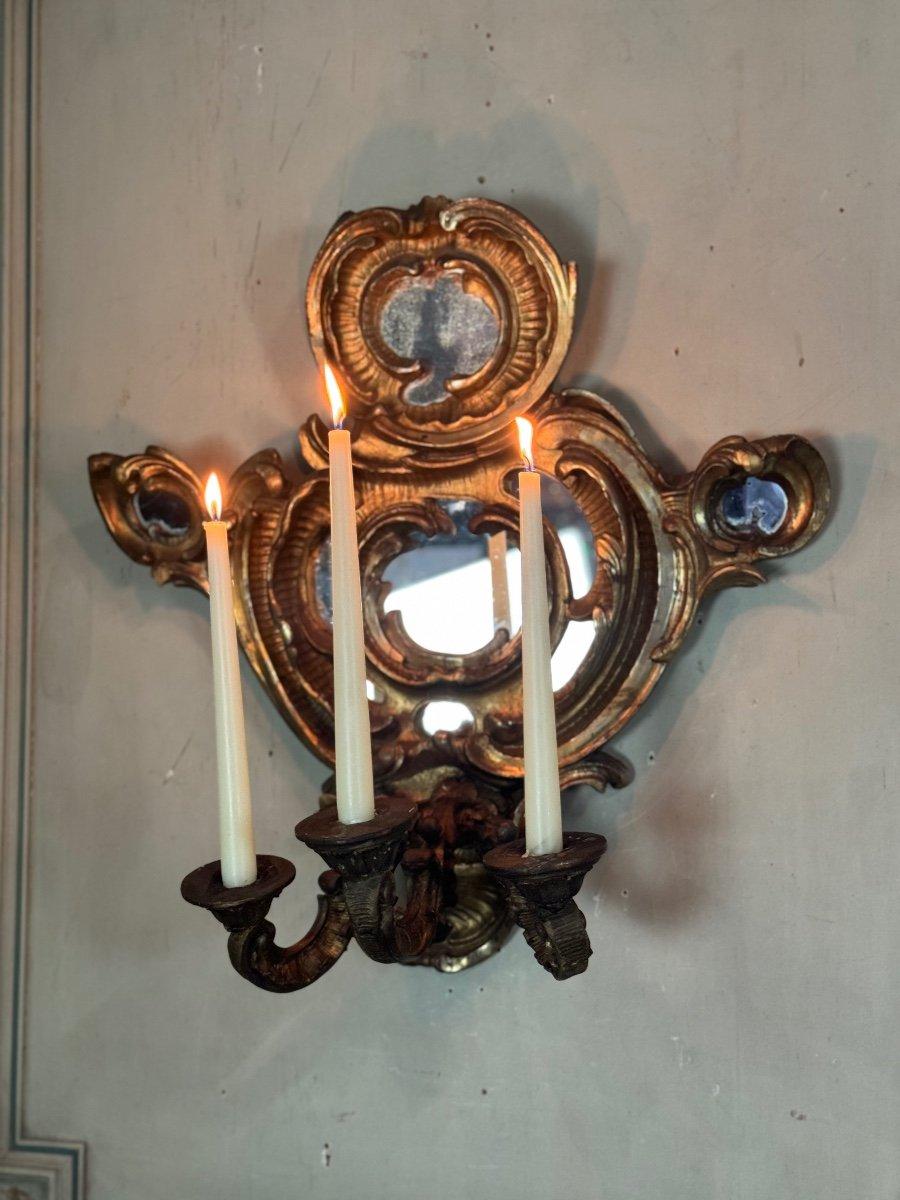 Paire de miroirs muraux de style baroque, miroirs à parclose, vers 1880 en vente 5