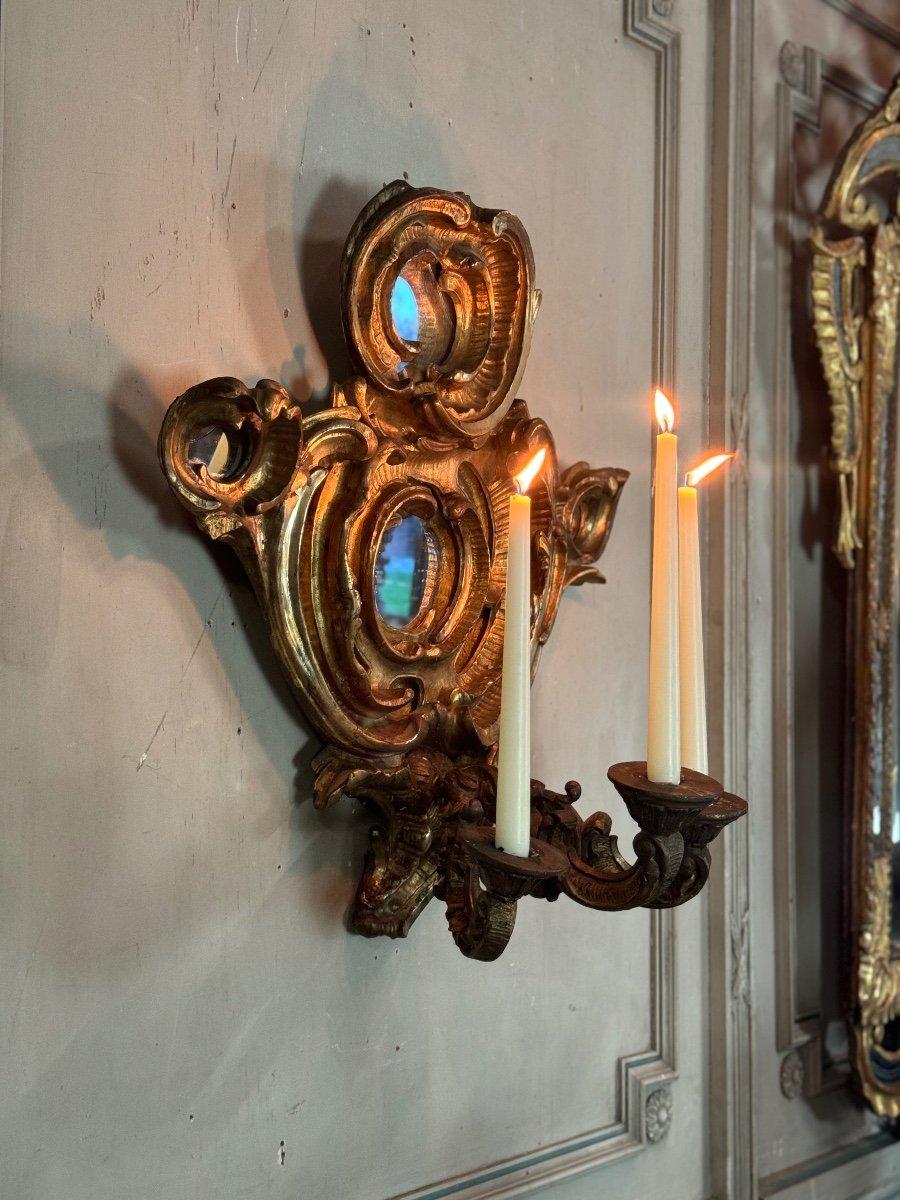 Paire de miroirs muraux de style baroque, miroirs à parclose, vers 1880 en vente 6