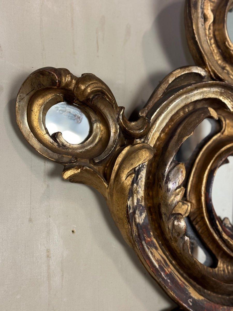 Bois Paire de miroirs muraux de style baroque, miroirs à parclose, vers 1880 en vente
