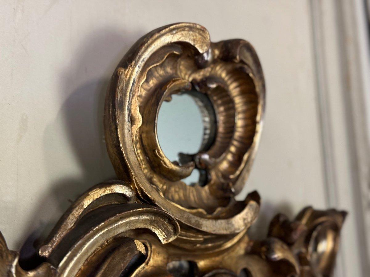 Paire de miroirs muraux de style baroque, miroirs à parclose, vers 1880 en vente 2
