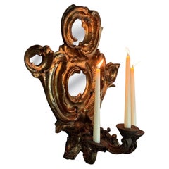 Paire de miroirs muraux de style baroque, miroirs à parclose, vers 1880