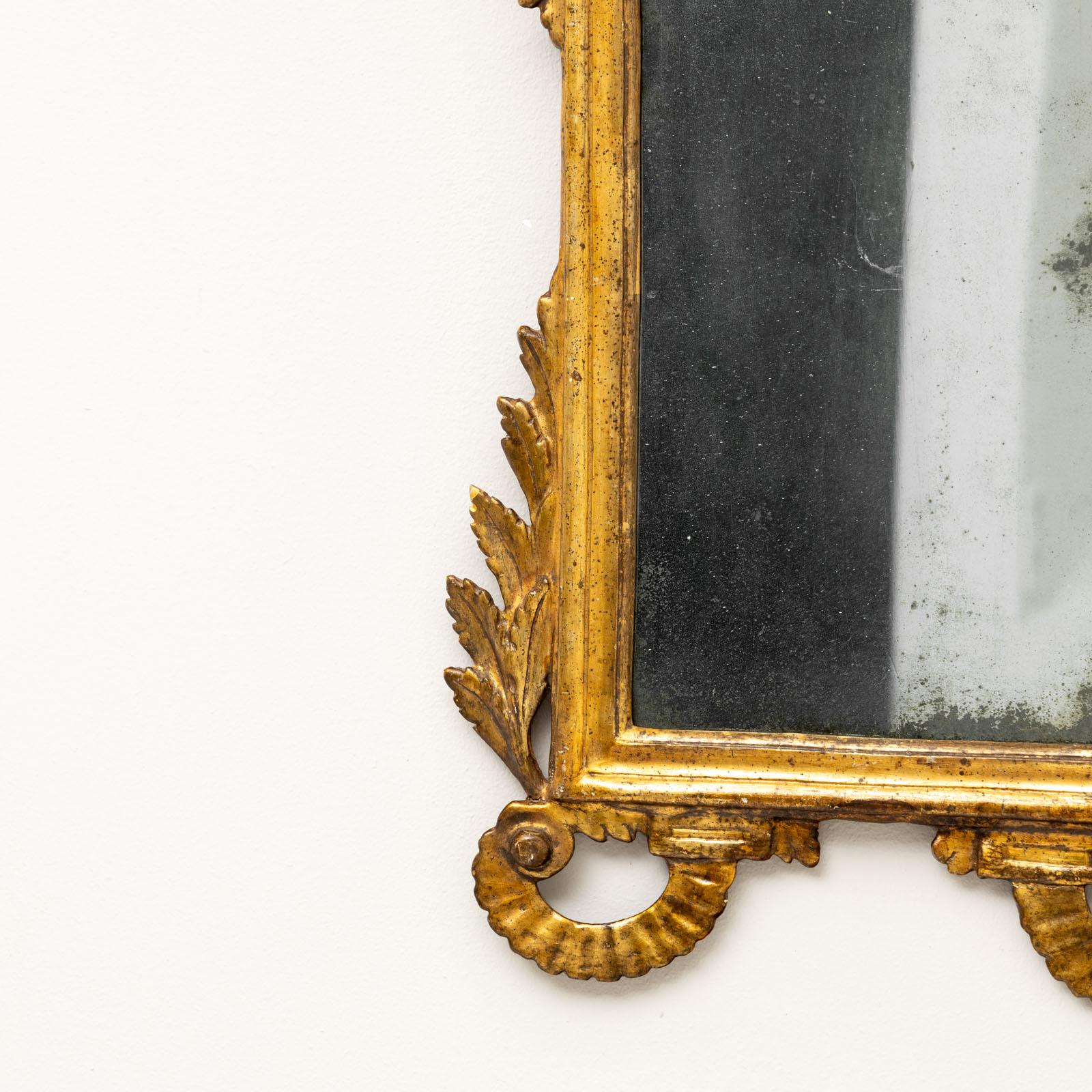 Paire de miroirs muraux baroques, Italie, 18ème siècle Bon état - En vente à Greding, DE
