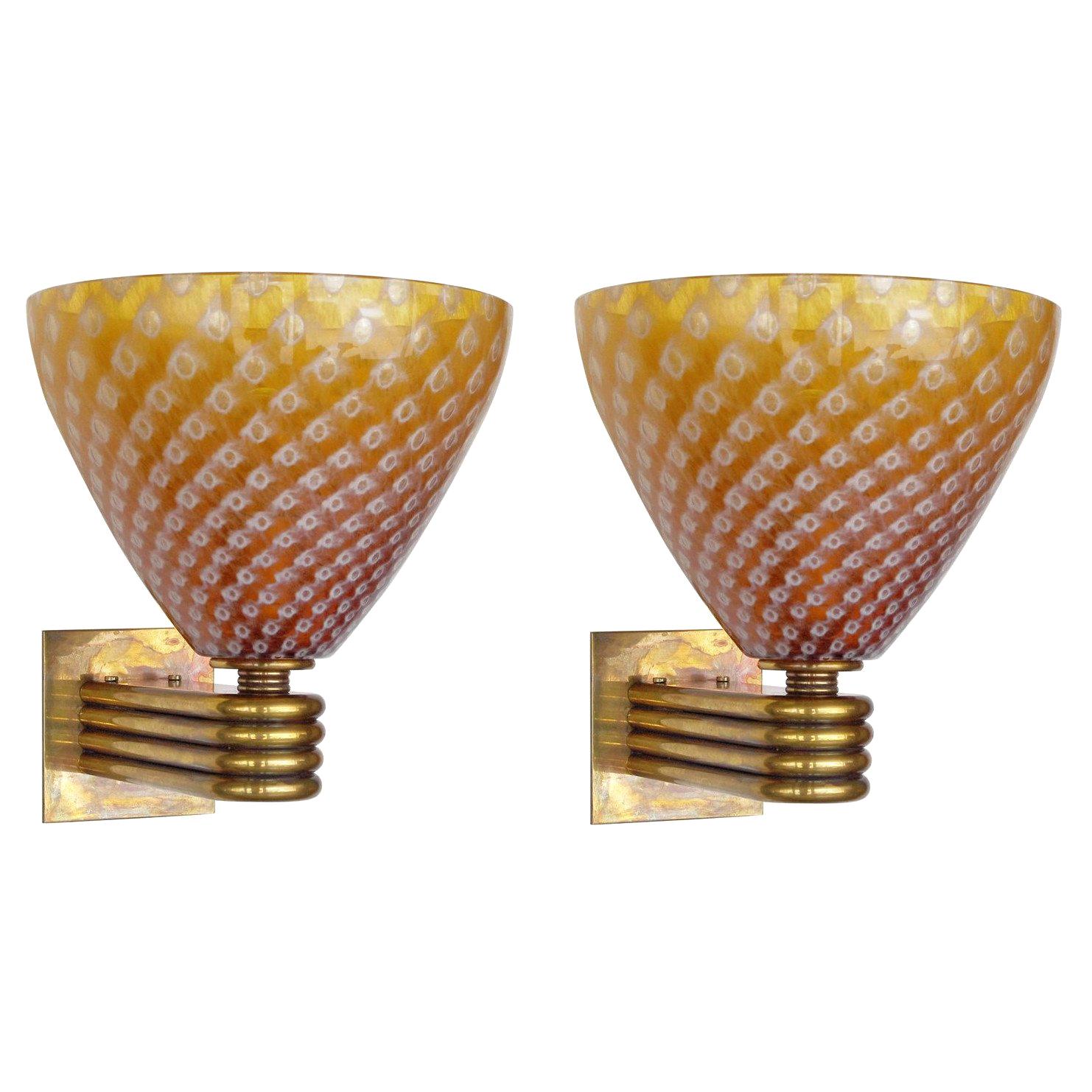 Pareja de Apliques Barovier e Toso