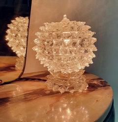 Pair of Barovier & Toso Rostrato Table Lamps