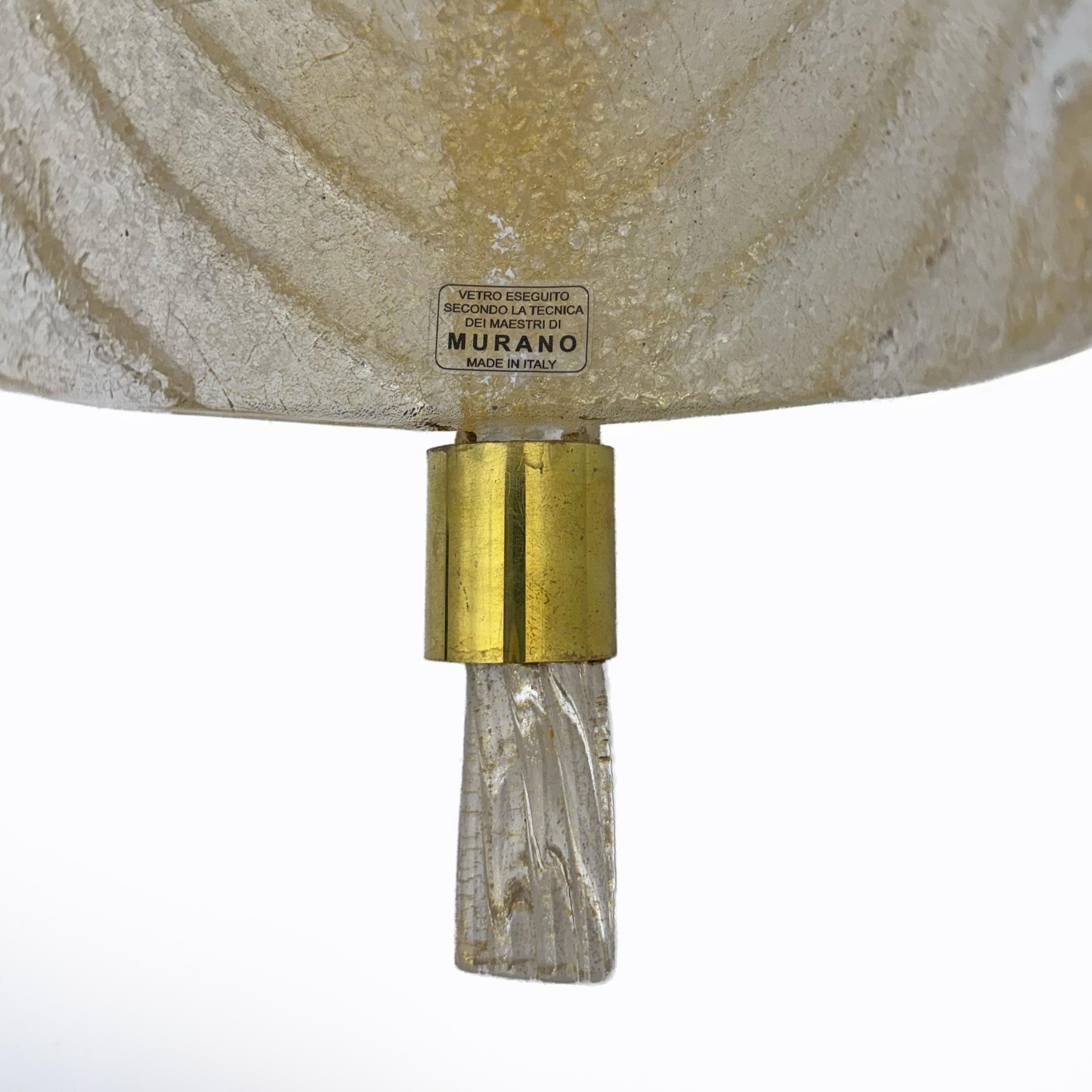 Pair of Barovier & Toso Style Mid-Century 