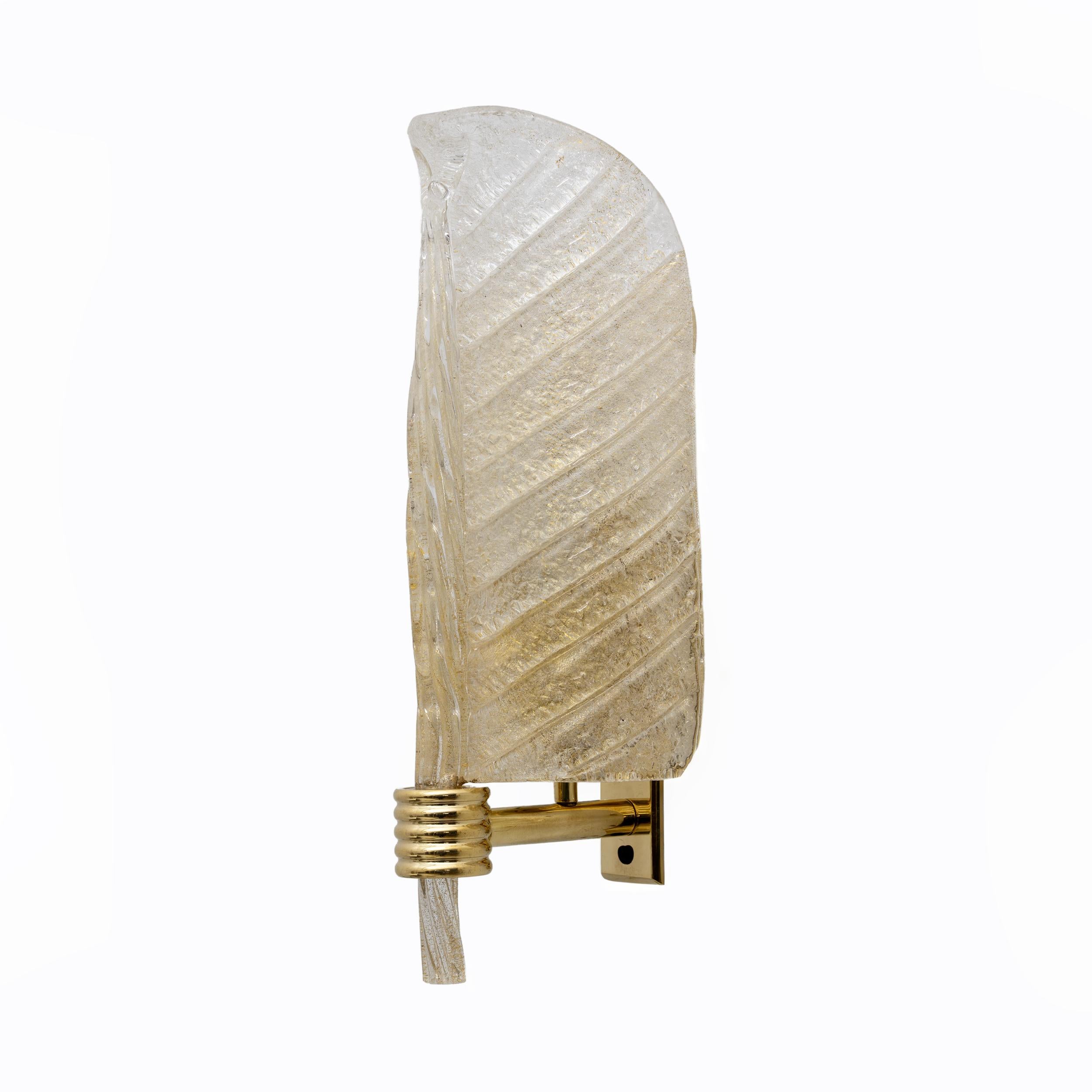 Mid-Century Modern Pair of Barovier & Toso Style Mid-Century 