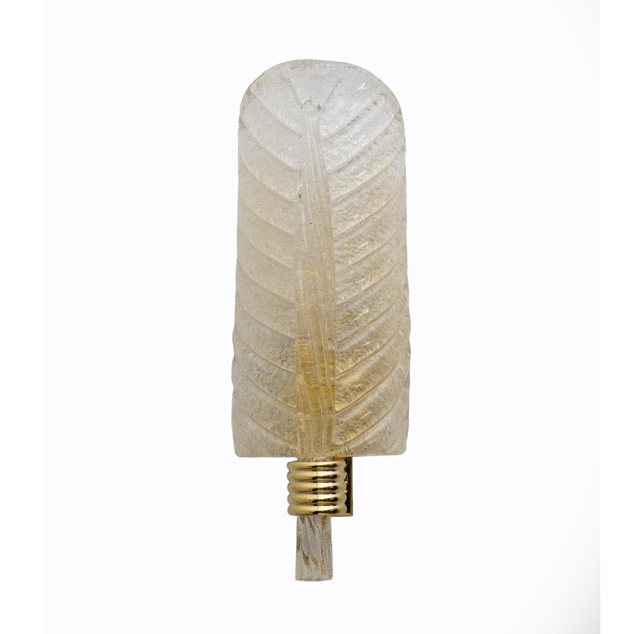 Pair of Barovier & Toso Style Mid-Century 