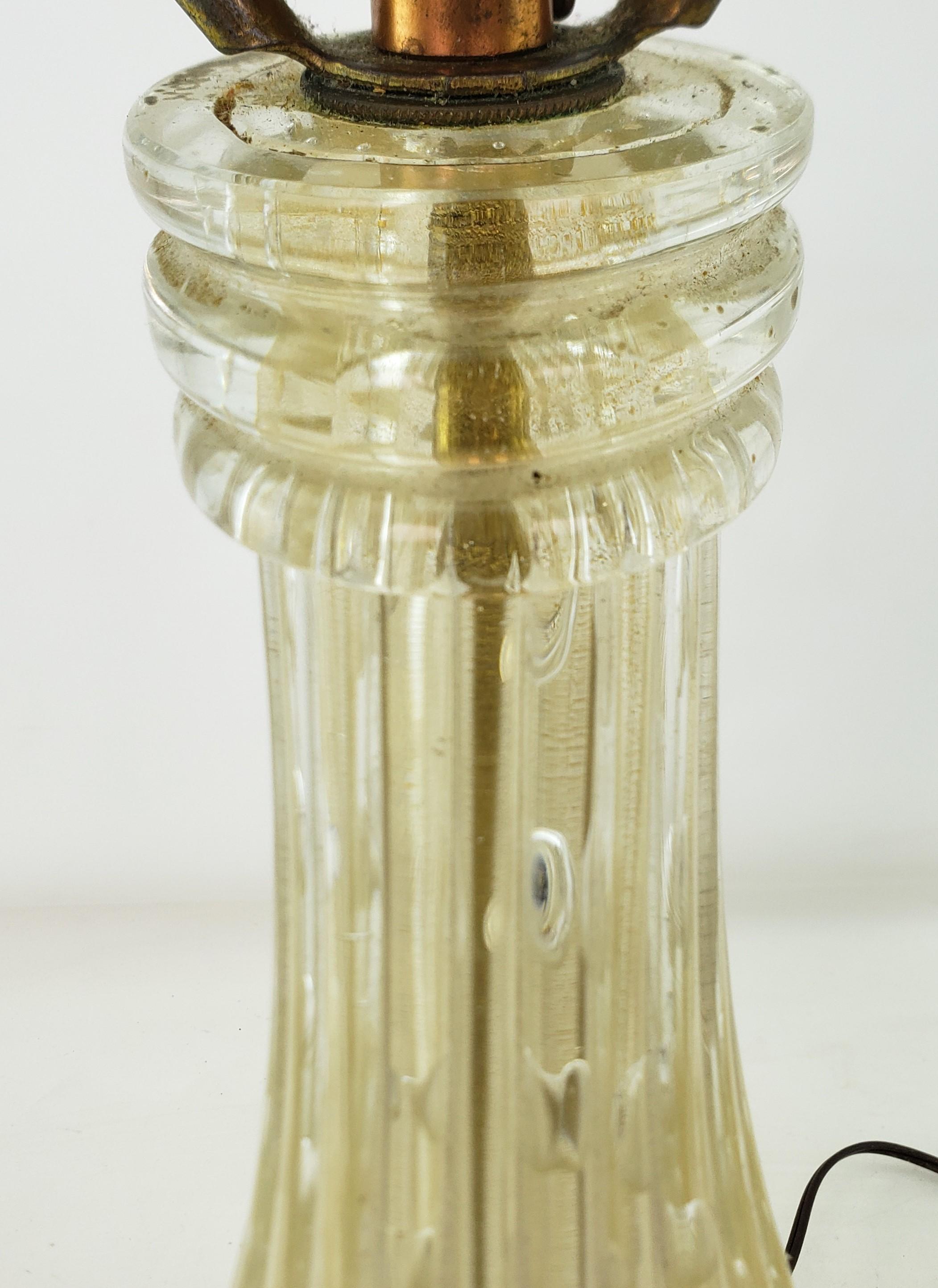 Paire de BarovierAttribué  Lampes de table en verre d'art Murano de The MODERNITY  en vente 3