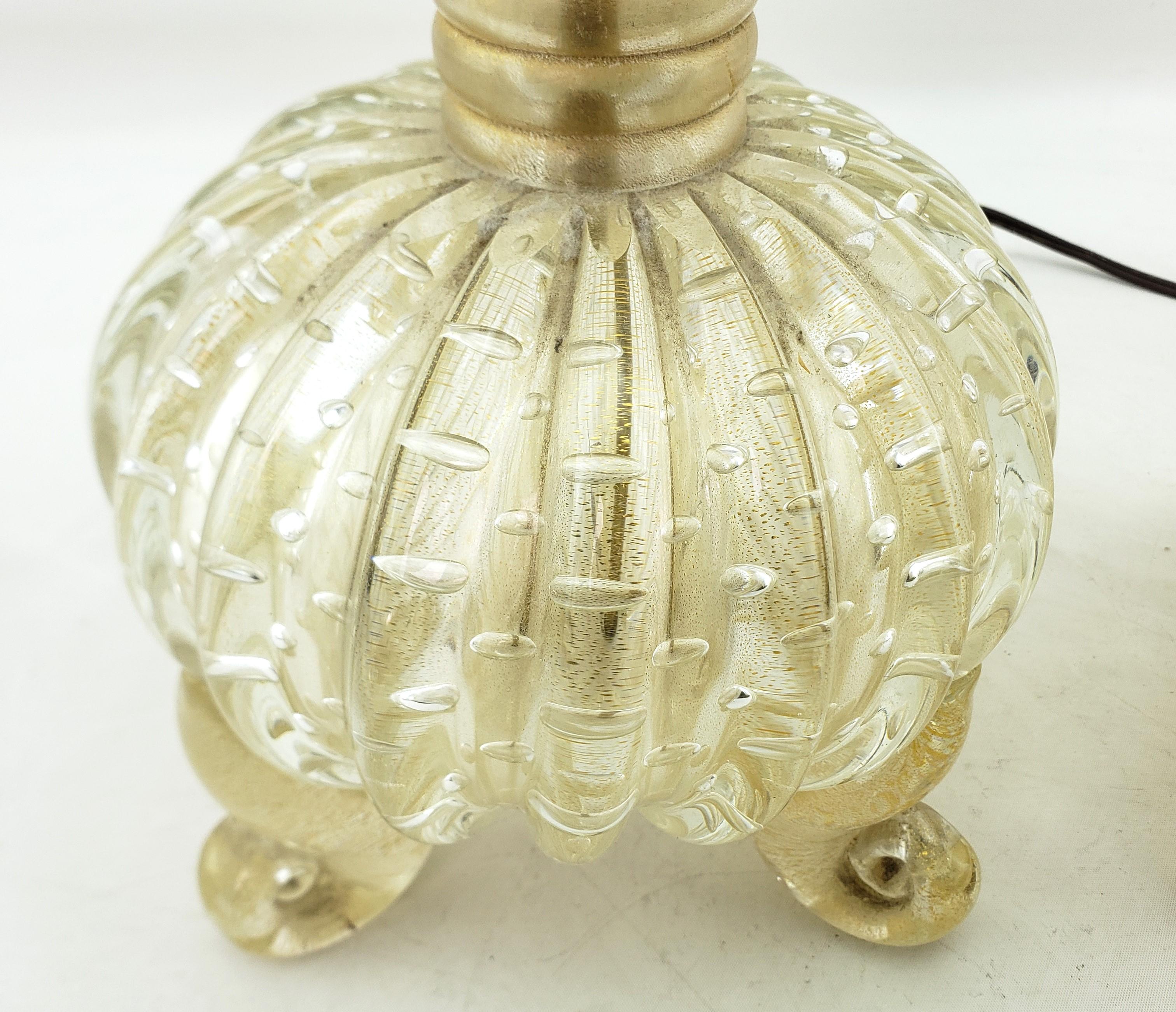 Pair of BarovierAttributed  Mid-Century Modern Murano Art Glass Table Lamps  For Sale 6