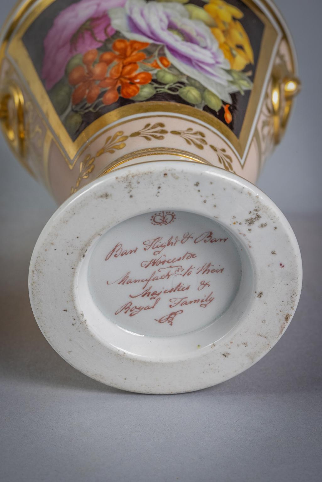 Coppia di vasi da fiori Barr Flight e Barr, 1820 circa in vendita 2