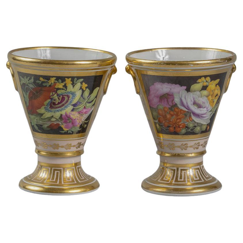 Pair of Barr Flight and Barr Flower Pots, circa 1820 For Sale