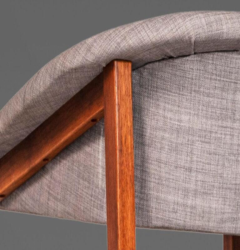 Paire de chaises d'Arthur Umanoff pour Madison en tissu tricoté d'origine, vers les années 1960 Bon état - En vente à Deland, FL