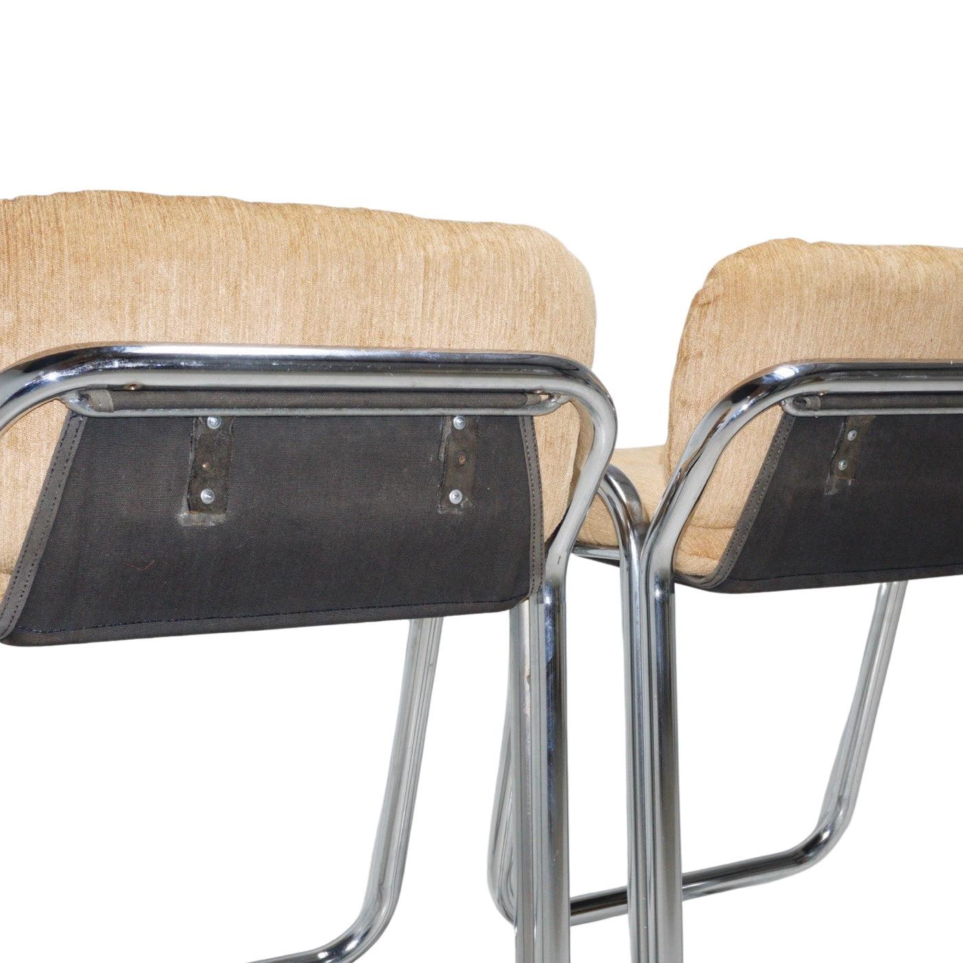 Late 20th Century Pair of Barstools by Jerry Johnson, 1970s For Sale