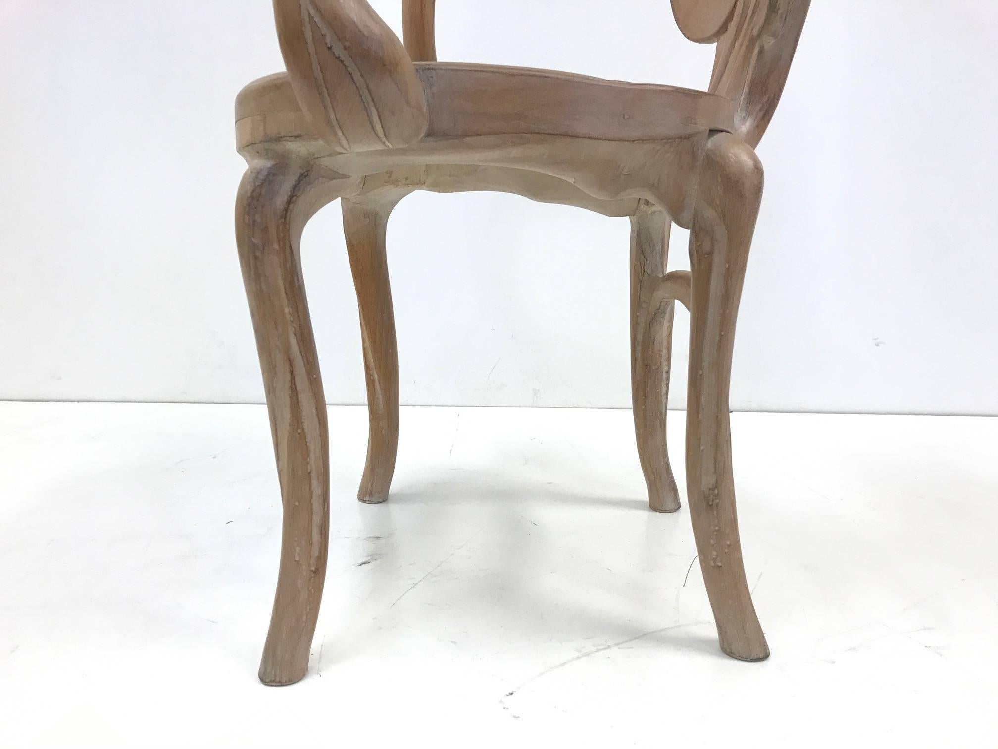 Bois Paire de fauteuils à feuilles en bois sculpté Bartolozzi & Maioli en vente
