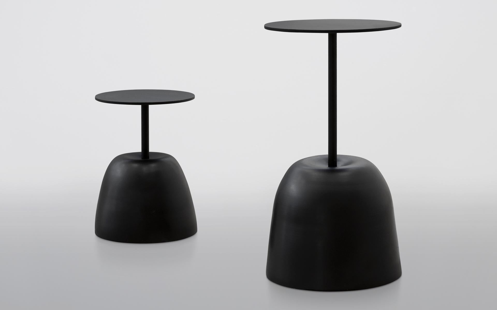 Pair of Basalto table by Imperfettolab
Dimensions:
37 x H 51 cm
44 x H 80 cm
Materials: Fiberglass

Imperfetto Lab
Who we are ? We are a family.
Verter Turroni, Emanuela Ravelli and our children Elia, Margherita and Eusebio.
All together,