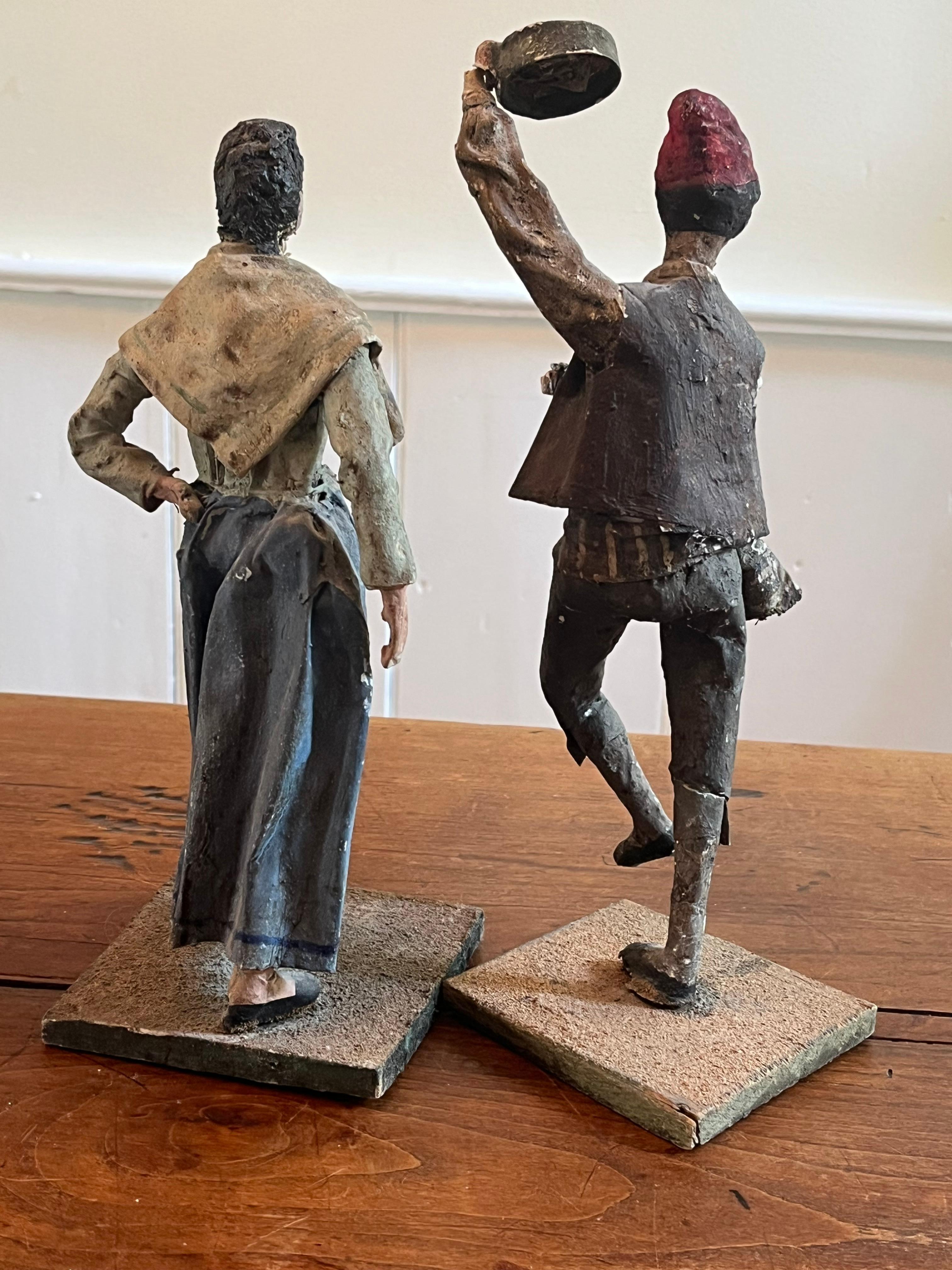 Pareja de Figuras de Creche 