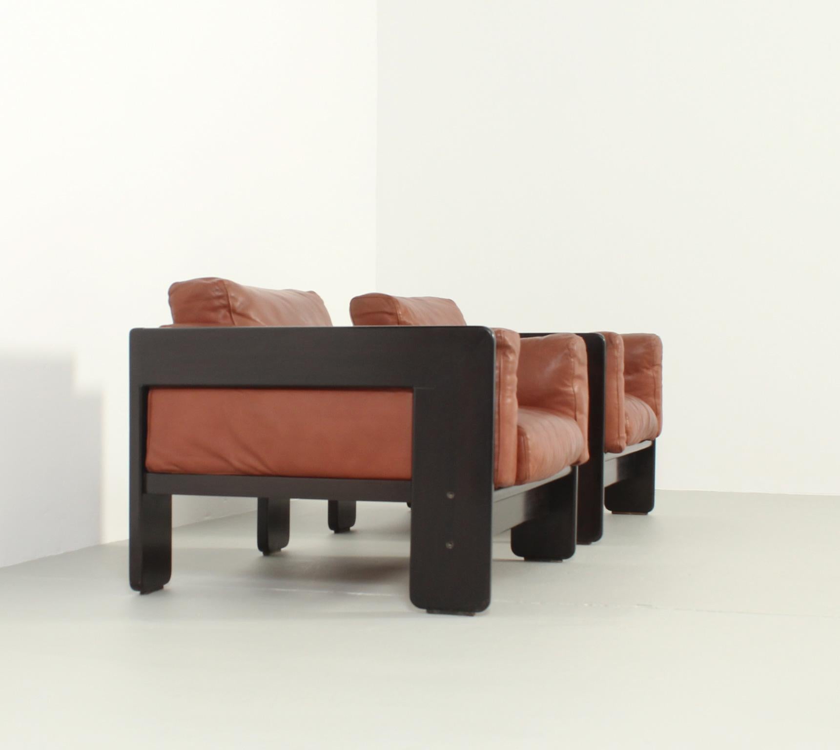 Pareja de Sillones Bastiano de Tobia Scarpa para Gavina, 1960 Moderno de mediados de siglo