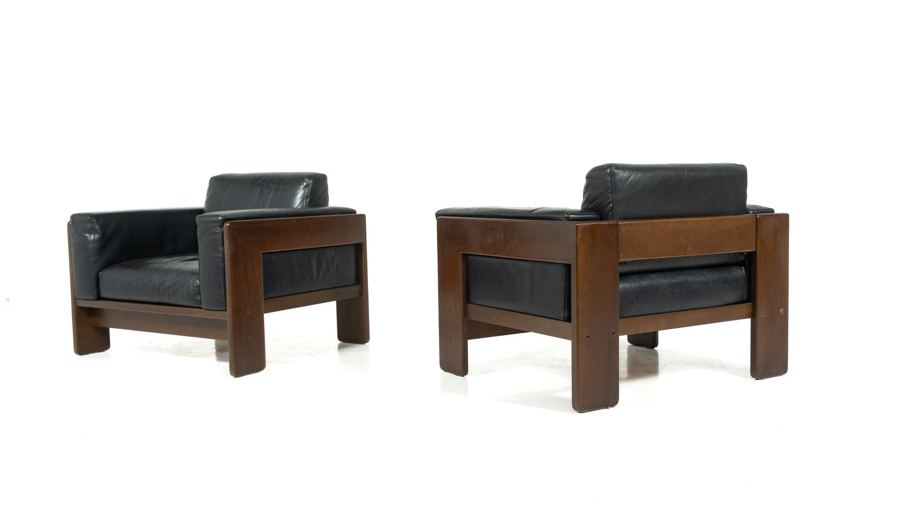 Pair of Bastiano Armchairs by Tobia Scarpa for Knoll, Italy, 1962 en venta 6