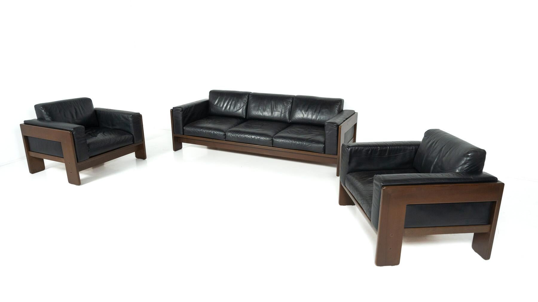 Pair of Bastiano Armchairs by Tobia Scarpa for Knoll, Italy, 1962 en venta 8