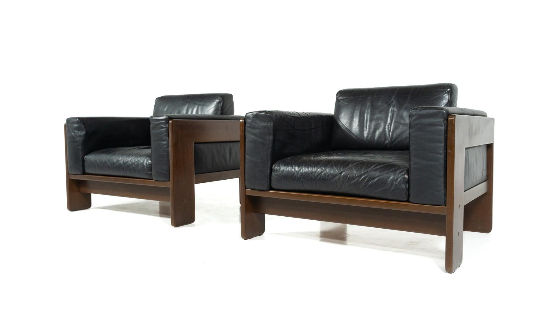 Pair of Bastiano Armchairs by Tobia Scarpa for Knoll, Italy, 1962 en venta 2