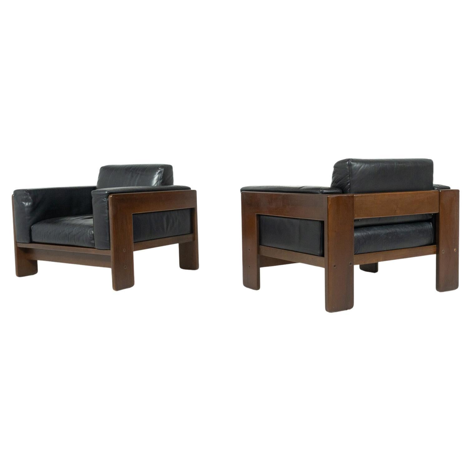 Pair of Bastiano Armchairs by Tobia Scarpa for Knoll, Italy, 1962 en venta