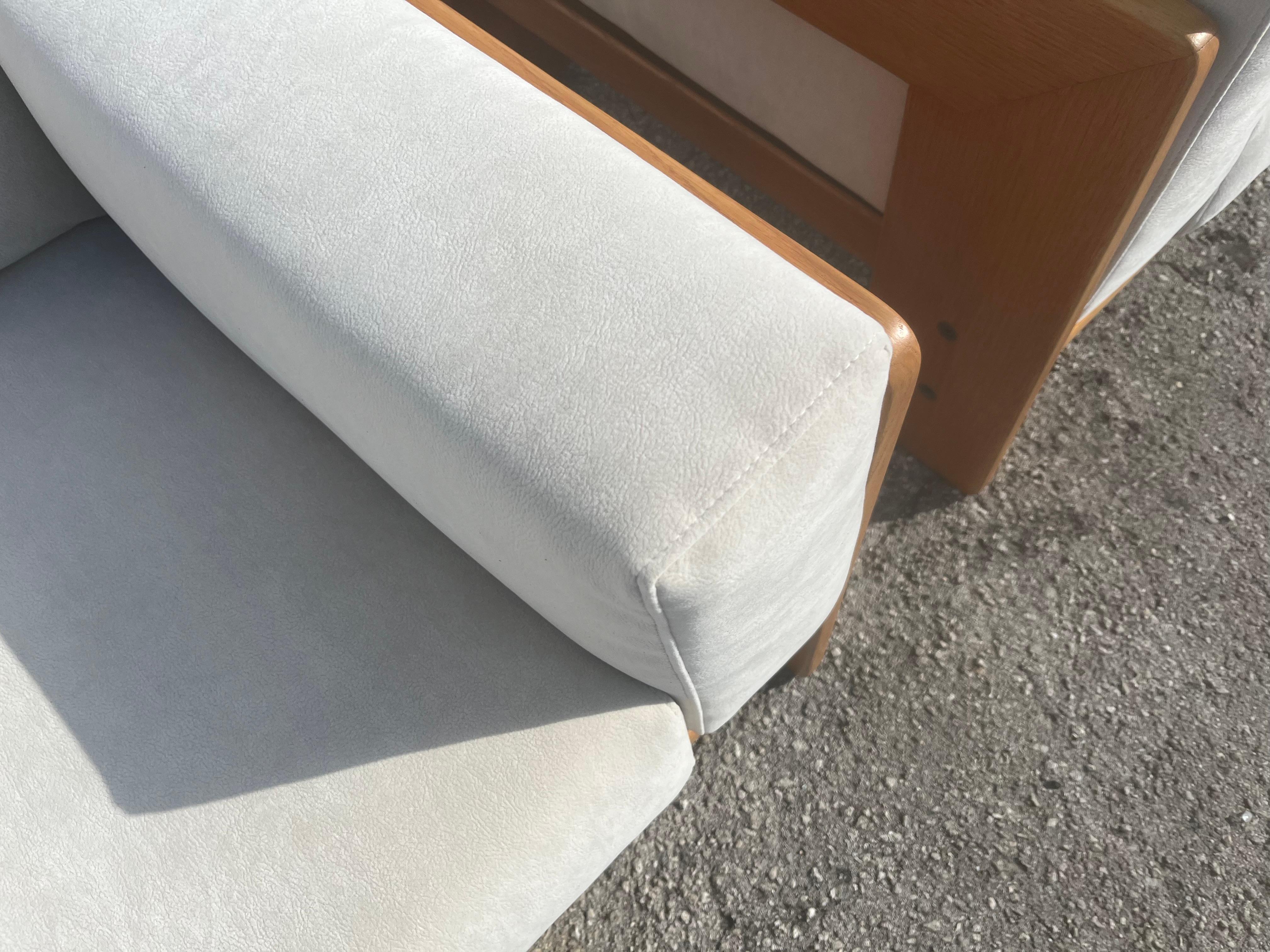 Pair of Bastiano Chairs by Tobia Scarpa, Knoll, Italy, Oak and Ivory 1979 6