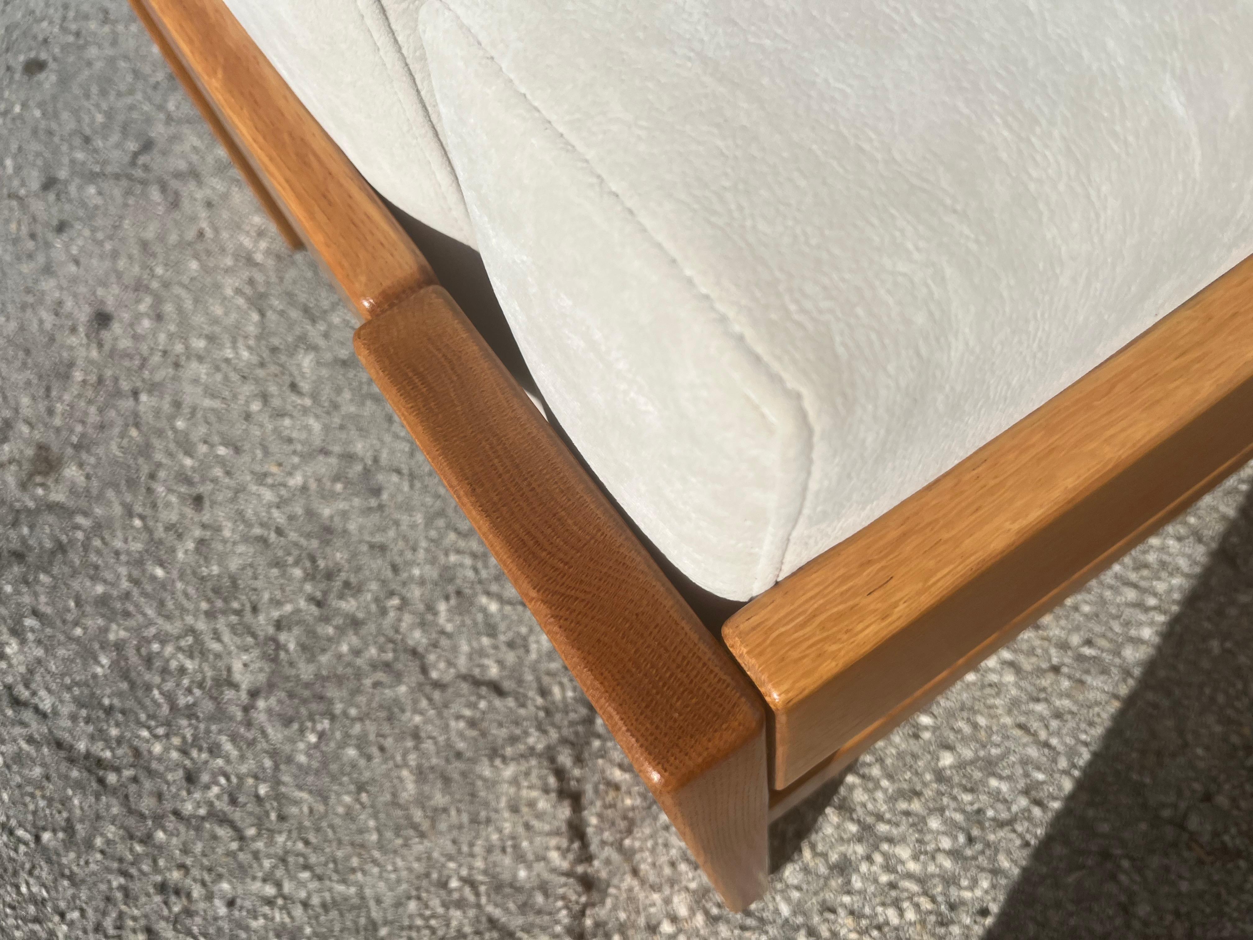 Pair of Bastiano Chairs by Tobia Scarpa, Knoll, Italy, Oak and Ivory 1979 2