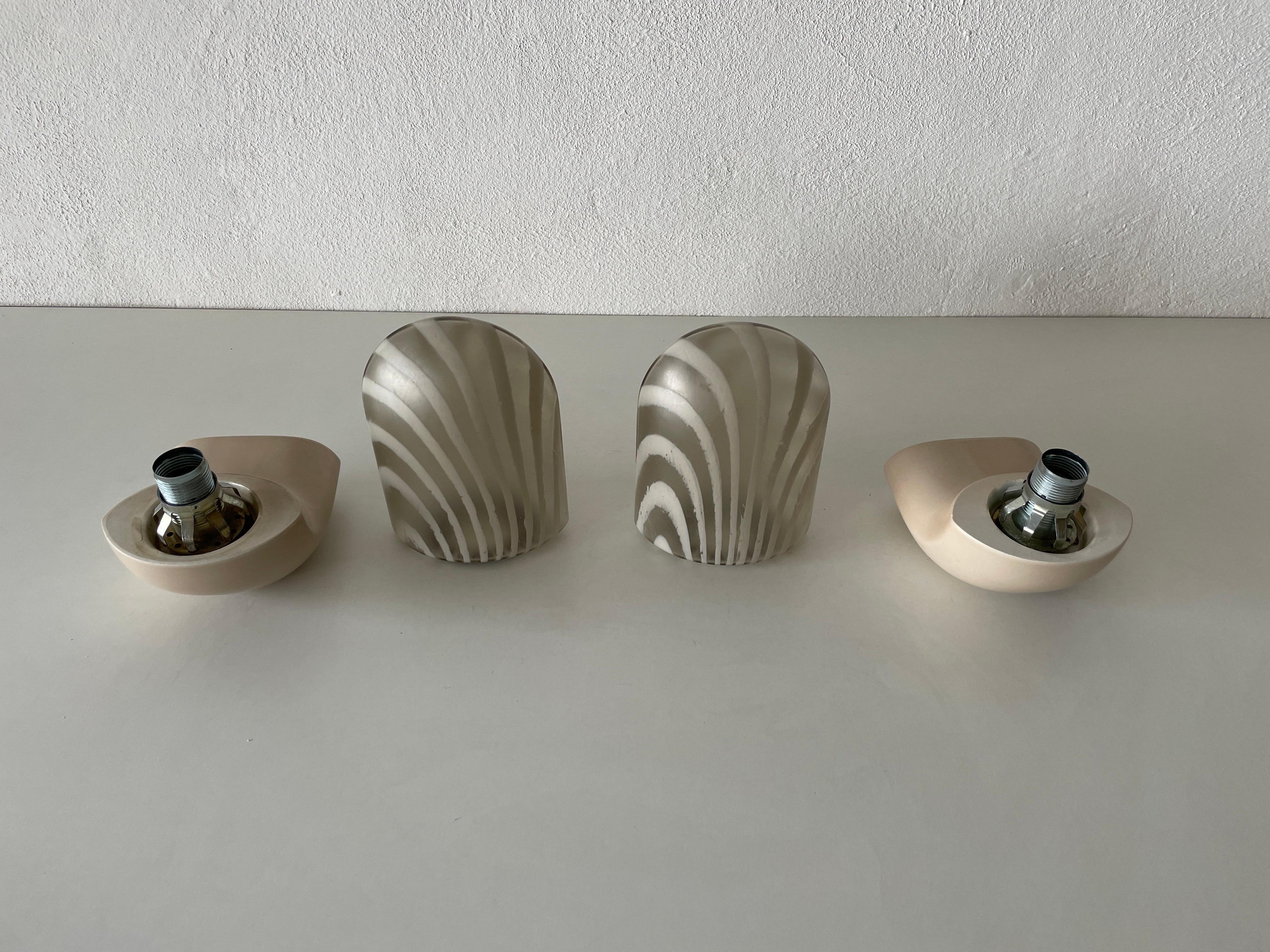 Pair of Bathroom Wall Lamps by Peill Putzler, 1970s, Germany For Sale 8